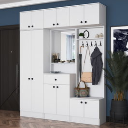 Hanah Home EA104 - 2569 Soporte de Pasillo Blanco